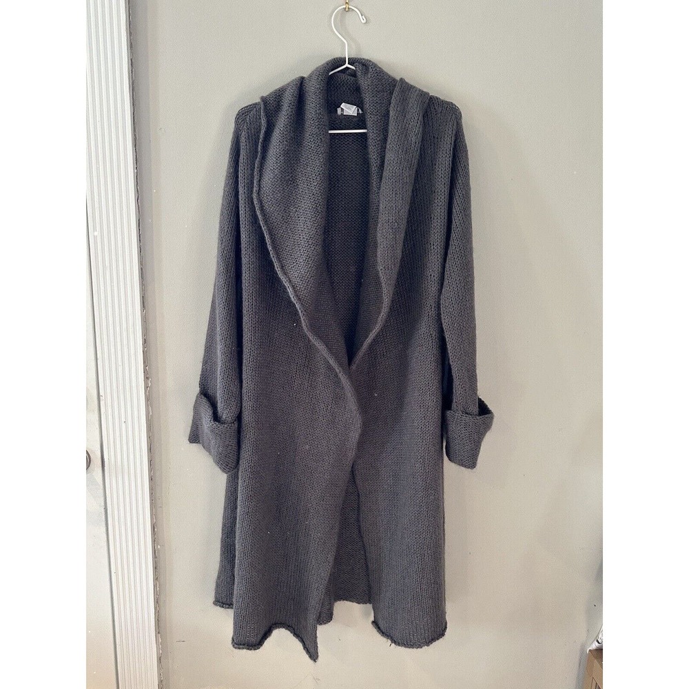 Soft Surroundings Telluride Topper Longline Cardigan GRAY Size SMALL G0180